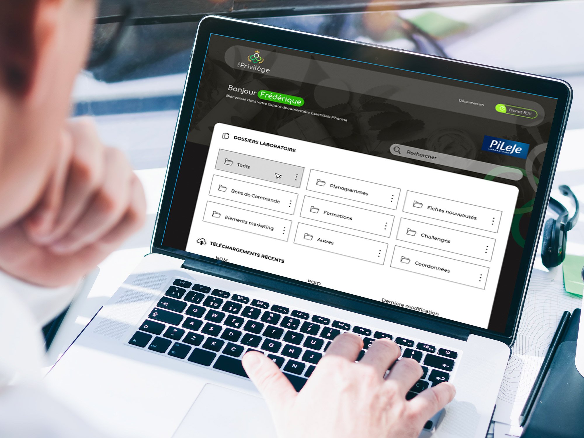 Espace laboratoire personnalisé